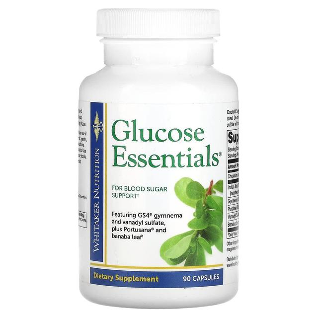 Whitaker Nutrition, Glucose Essentials, 90 Capsules on Productcaster.