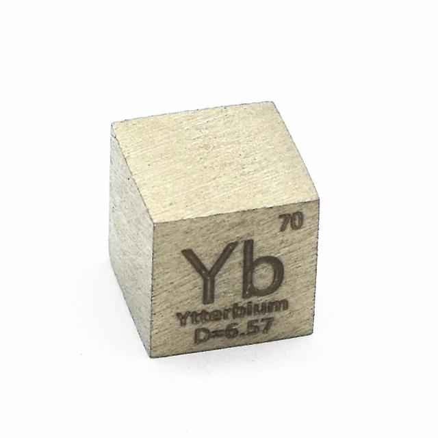 Vention Ytterbium Metal 10mm Density Cube 99.99% Pure For Element Collection on Productcaster.