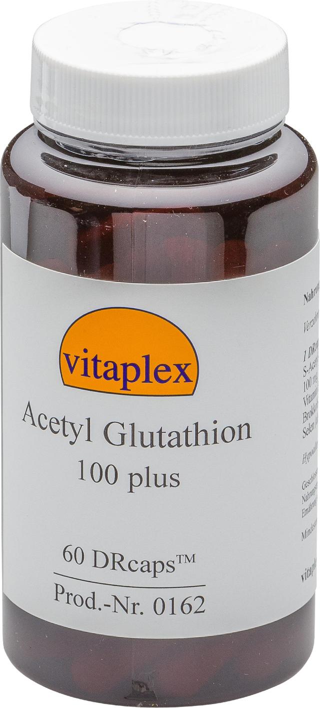 Acetyl Glutatiion 100 plus (60 DRcaps)-Vitaplex on Productcaster.