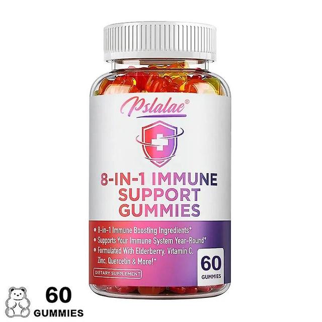 Eccpp Powerful Immune Support Supplement Blend, 8-in-1 Immune Support Gummies With Elderberry, Vitamins, Quercetin, Zinc 60 Gummies on Productcaster.