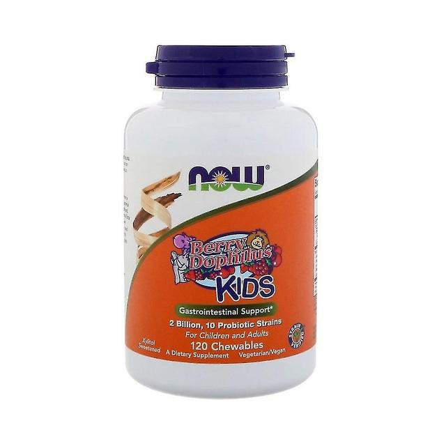 NOW Foods Berrydophilus Kids120 BI3786 tablets on Productcaster.