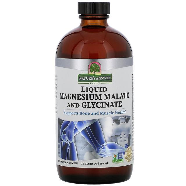 Nature's Answer, Liquid Magnesium Malate and Glycinate, 16 fl oz (480 ml) on Productcaster.