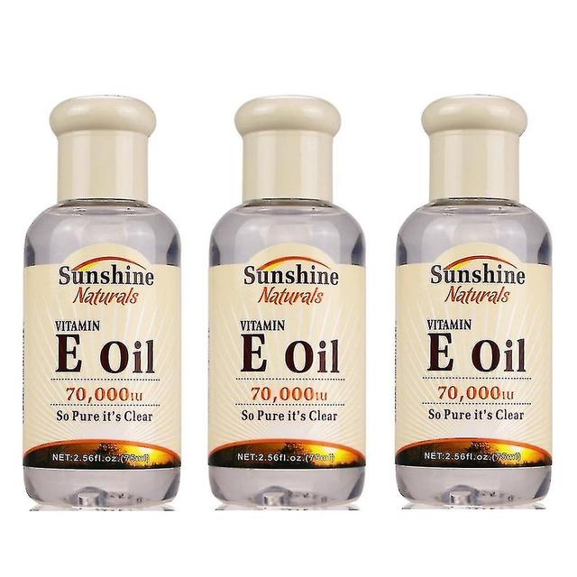 3st Sunshine Naturals Vitamin E Oil 70000iu Vätska 75ml Åldrande Rynkor Hudvård on Productcaster.