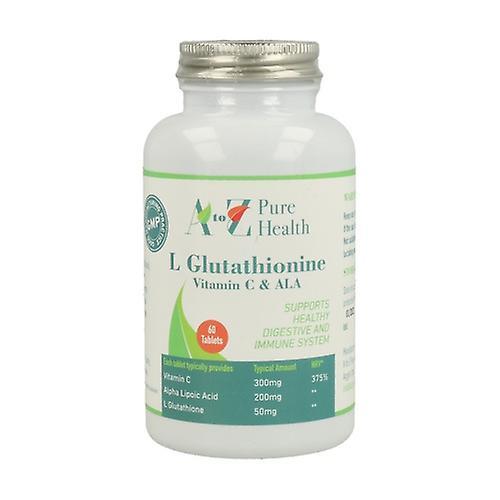 A to Z Pure Health L-Glutathionine 60 tablets on Productcaster.