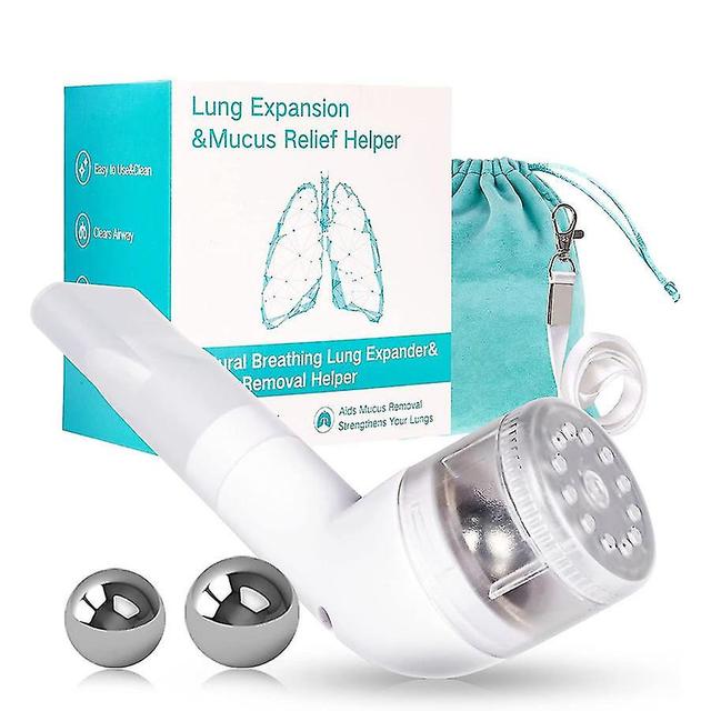 Breathing Machine Lung Exerciser & Mucus Remover - Muco naturalmente chiaro con il dispositivo Lung Exerciser on Productcaster.