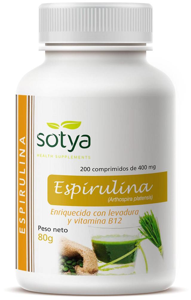 Sotya Spirulina 400 mgs 200 on Productcaster.