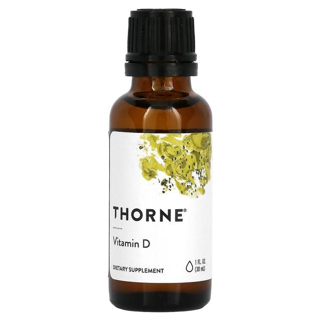 Thorne Research, Vitamin D Liquid, 1 fl oz (30 ml) on Productcaster.