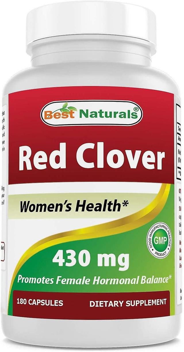 Best naturals red clover 430 mg 180 capsules on Productcaster.