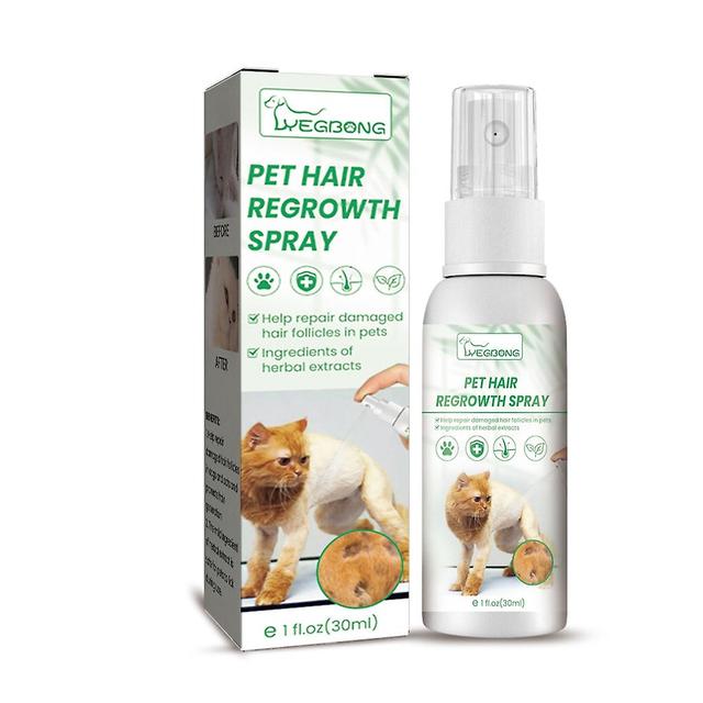 unbrand Pet Hair Growth Supplements Spray Natural Ingredients Faster Hair Regrowth on Productcaster.