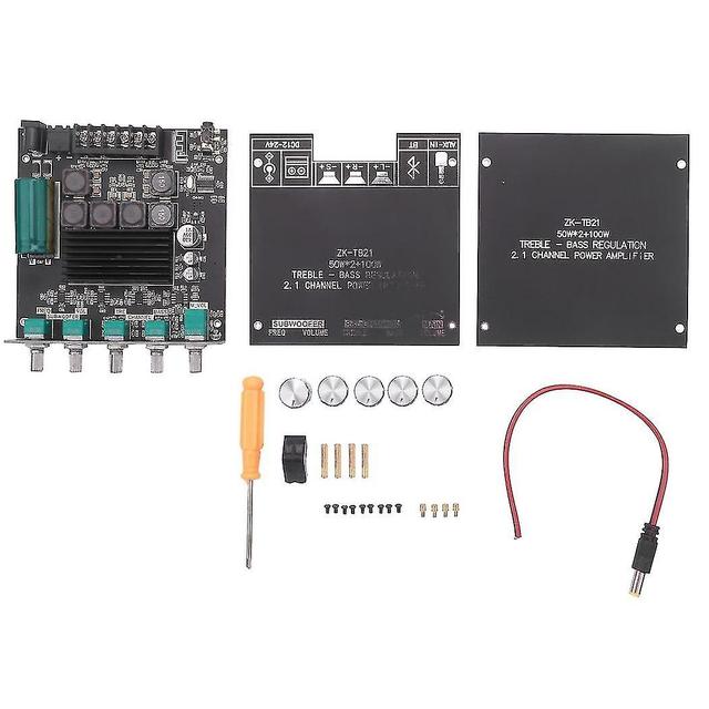 Lotion Bluetooth Amplifier Board Hifi Stereo2.1Tpa3116d250wx2+100w12v-24vAudio Amplifier Module 50g on Productcaster.