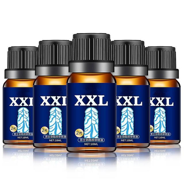 HOH Essential Oil For Men, Men Enlargement Oil, Plus Size Penis Faster Magnification For Men, Potency Growth Oil For Men 10ml 5Pcs on Productcaster.