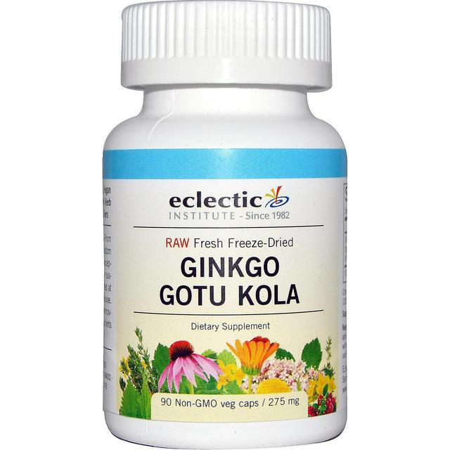 Eclectic Institute, Ginkgo Gotu Kola, 275 mg, 90 Non-GMO Veg Caps on Productcaster.