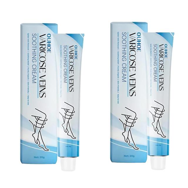 Portable Cream for Varicose Veins Universal Varicose Massage Lotions for Women Men 2pcs on Productcaster.