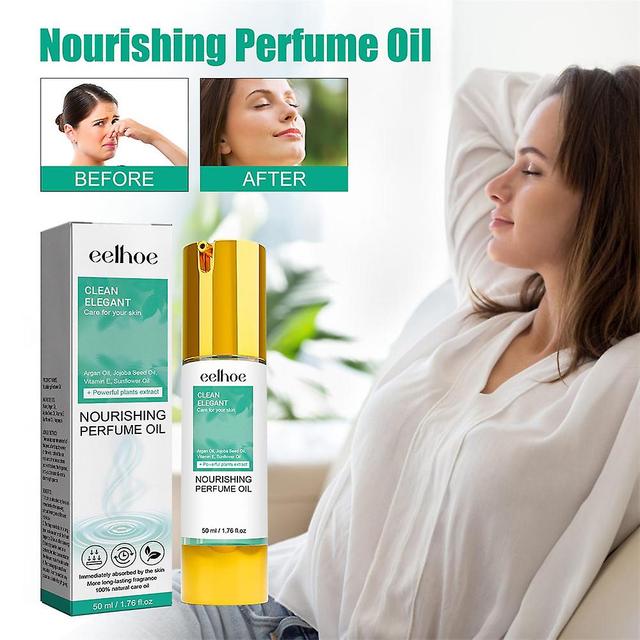 Clean Elegance Parfyme Oil Women Fresh &; Clean Nourishing Oil For Women, Clean Fragrance Parfyme Olje Lengre Lasting Fragrance 2pcs on Productcaster.