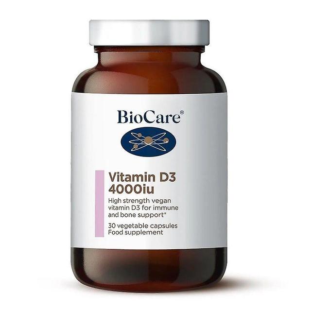 Biocare Vitamin D3 4000iu Vegicaps 30 (31830) on Productcaster.