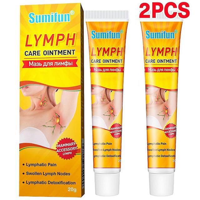 Tmall 1/2 Stück Natürliche Brust Lymphpflege Creme Lymphdrainage Salbe Hals Anti Schwellung Entgiftung 2Stücke on Productcaster.