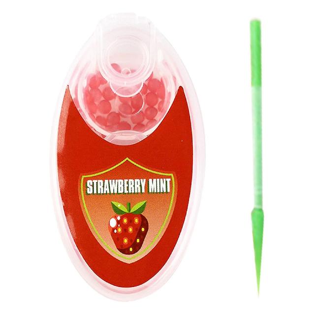 Strawberry Mint Capsules For Cigarettes Explosion Beads Ball Capsule Cigarette Capsules Includes 100pcs Burst Beads on Productcaster.