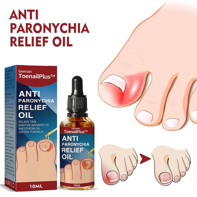 4pcs Anti Paronychia Relief Oil, Paronychia Relief Oil Paronychia Relief Oil, German Toenailplus Anti Paronychia Relief Oil für alle Hauttypen on Productcaster.