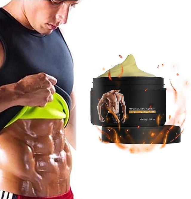 Muscle Pump Creatine Monohydrate Cream, Sculpting Cream For Men, Muscle Enhancer Cream, Sweat And Fa 1pcs on Productcaster.