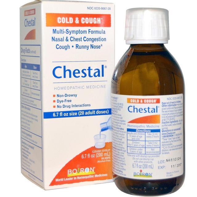 Boiron, Chestal, Resfriado e Tosse, 6,7 fl oz (200 ml) on Productcaster.