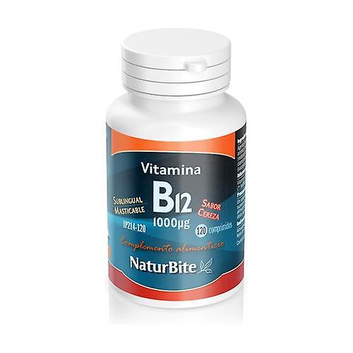 Naturbite Vitamin B12 Cyanocobalamin 1000μg 120 Sublingual pills on Productcaster.