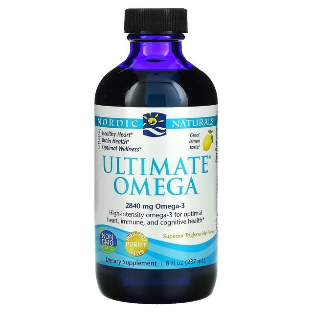 Nordic Naturals, Ultimate Omega, Lemon, 2,840 mg, 8 fl oz (237 ml) on Productcaster.