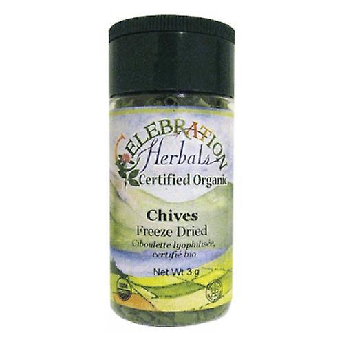 Celebration Herbals Organic Chives Freeze Dried, 4 grams (Pack of 6) on Productcaster.