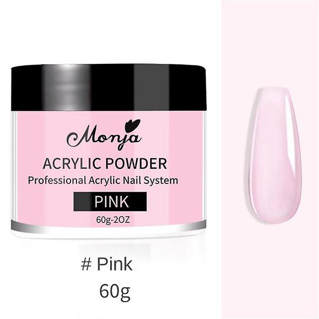 Manya 60g Nude Nail Carved Pollen Acrylic Crystal Powder Can Extend Carved 30g Boxed Acrylic Powders pink 60g on Productcaster.