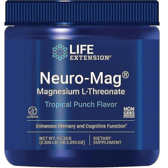 Otwoo Life Extension Neuro-mag Magnesium L-threonate Tropisk Punch 93g on Productcaster.