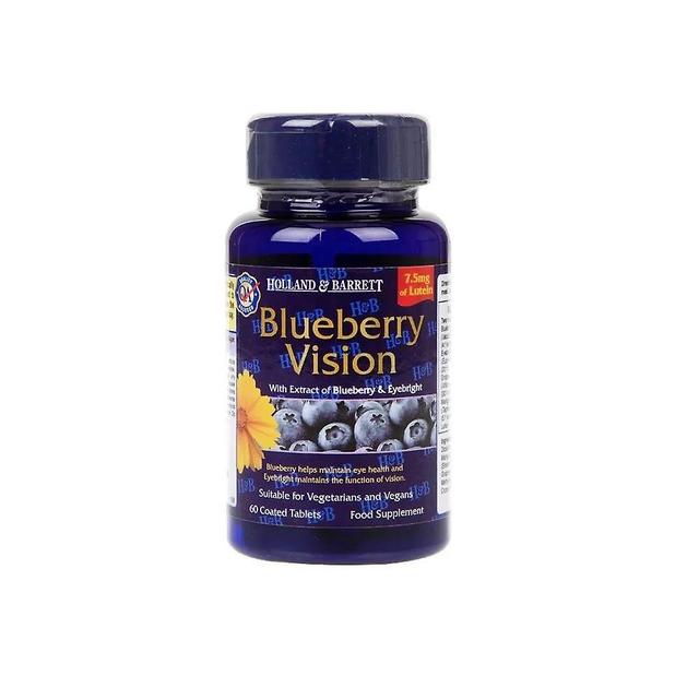 Holland & Barrett blueberry vision 60 tablets 8114 on Productcaster.