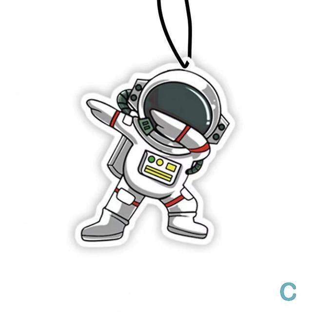 Uclac Car Aromatherapy Fragrance Piece Car Astronaut Perfume Pendant Car Deodorant Black C on Productcaster.