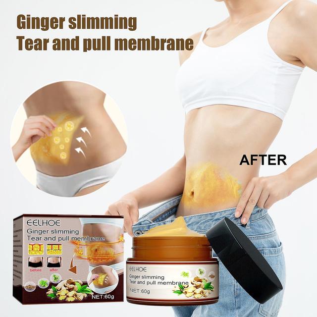 Body Shaping Ginger Film Burning Body Fat Heating-Free Mud Ginger Moxibustion To Dispel Cold And Fever 60g on Productcaster.