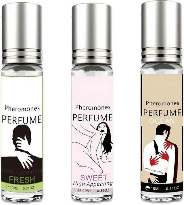 Long Lasting Pheromone Eau De Toilette Fresh Sweet Ocean Perfume for Women and Men 10ml pink on Productcaster.