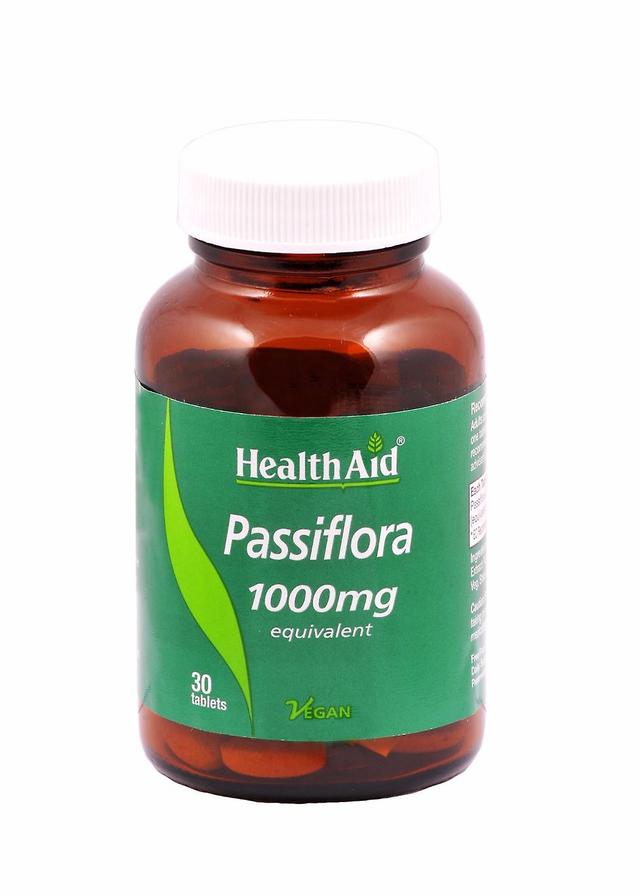 Health Aid Passiflora 1000mg Equivalent, 30 Tablets on Productcaster.