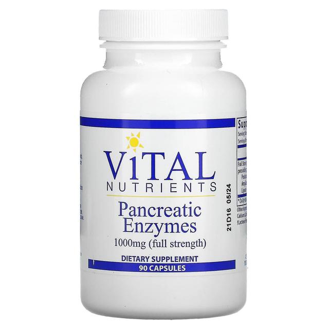 Vital Nutrients, Pancreatic Enzymes, 500 mg, 90 Capsules on Productcaster.