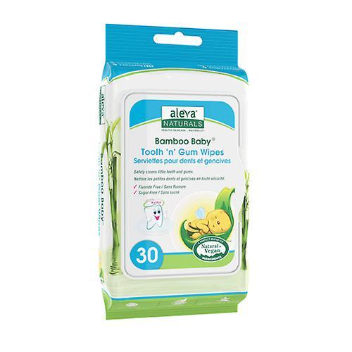 Aleva Naturals Bamboo Baby Tooth and Gum Wipes, 30 Ct (Pack of 1) on Productcaster.