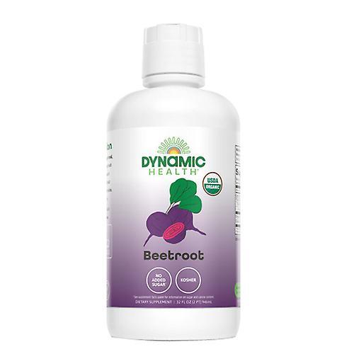 Dynamic Health Laboratories Jus de racine de betterave biologique, 32 oz (paquet de 2) on Productcaster.