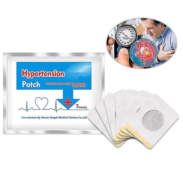 Ifory Chinese Plaster 35pcs/5bags Hypertension Patch Health Care Natural Herbs Reduce High Blood Pressure Clean Blood Patch Hk on Productcaster.