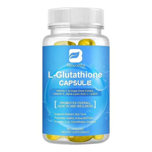 Eccpp L-glutathione Capsules Skin Whitening Supplement Collagen Antioxidant Anti-aging Boosting Immunity Dull Beauty Health 10pcs on Productcaster.