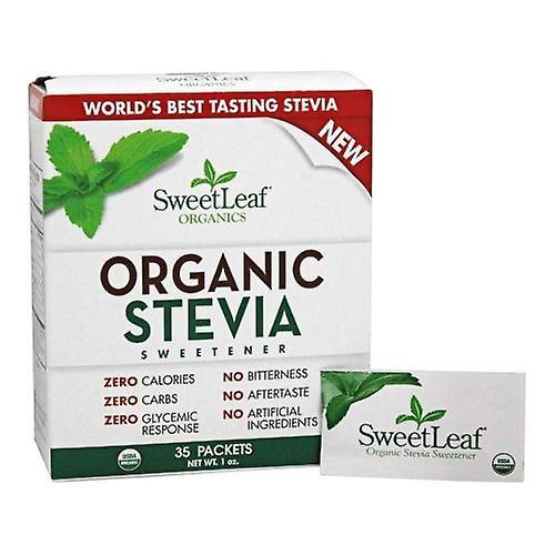 Wisdom Natural Sweetleaf Stevia Organic Stevia Sweetener, 35 Count (Pack of 3) on Productcaster.