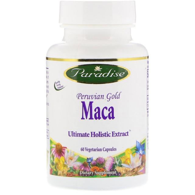 Paradise Herbs, Peruvian Gold Maca, 60 Vegetarian Capsule on Productcaster.