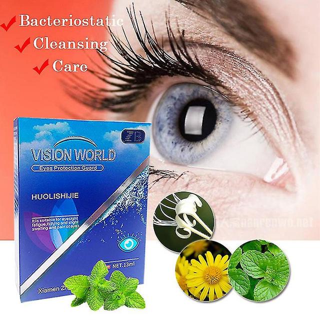 3pcs Zb Eye Drops Natural Herbs Relieves Eyes Discomfort Blurred Vision Dry Itchy Clean Detox Care Protect Eyesight Health on Productcaster.