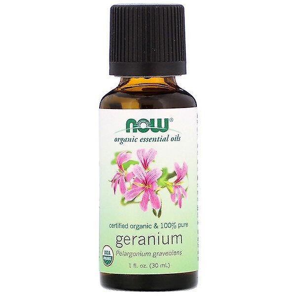 Now Foods, Organic Essential Oils, Geranium, 1 fl oz (30 ml) on Productcaster.