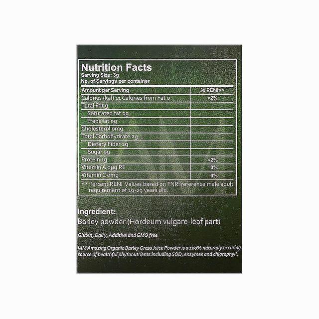 Szhzkj Barley Grass Powdered Drink Mix - Organic, 10 Sachets per Box on Productcaster.