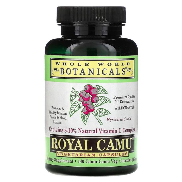 Whole World Botanicals, Royal Camu, 350 mg, 140 Vegetarian Capsules on Productcaster.