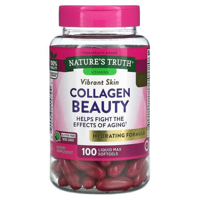 Nature's Truth, Collagen Beauty, 100 Liquid Max Softgels on Productcaster.