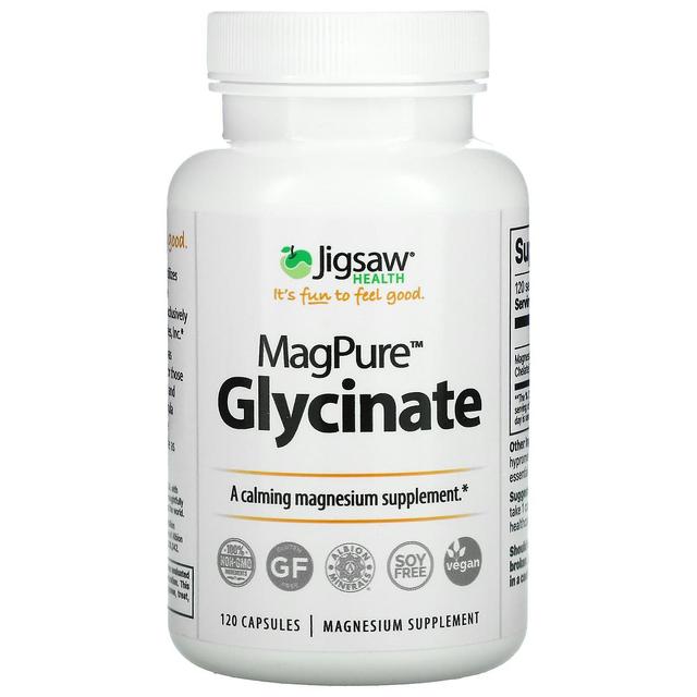 Jigsaw Health, Glicinato MagPure, 120 Cápsulas on Productcaster.