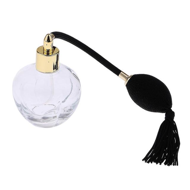 Crystal Empty Refillable Perfume Bottle Atomizer Spray Bottle 100ml Black on Productcaster.