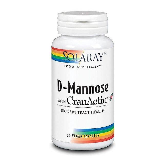 Solaray D-Mannose with CranAin 1000mg Capsules 60 (55337) on Productcaster.