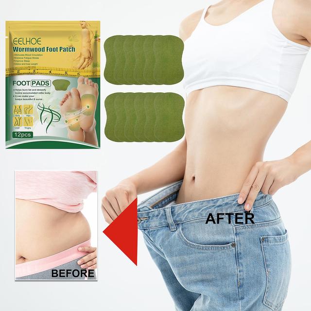 36pcs Detox Foot Patches Pads Body Toxins Feet Slimming Cleansing Herbal on Productcaster.